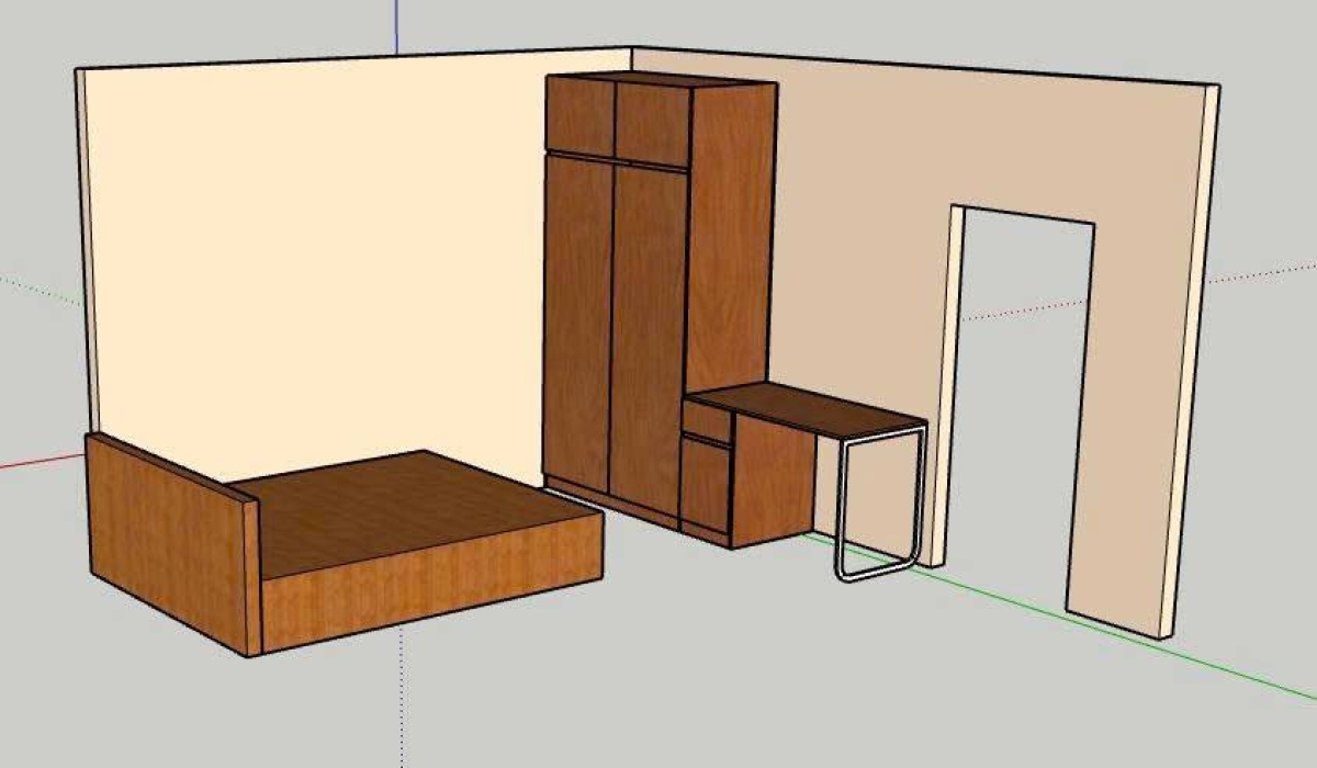 Hoàn Thiện Tủ Quần Áo Và Giường cho Khách 