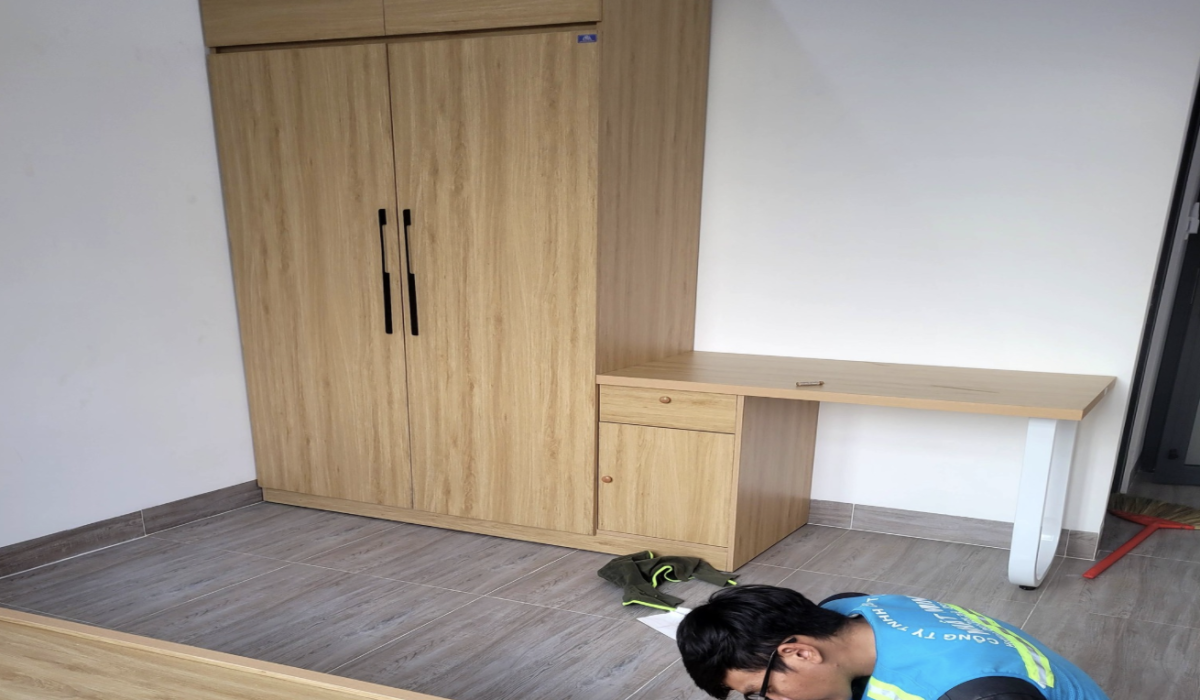 Hoàn Thiện Tủ Quần Áo Và Giường cho Khách 
