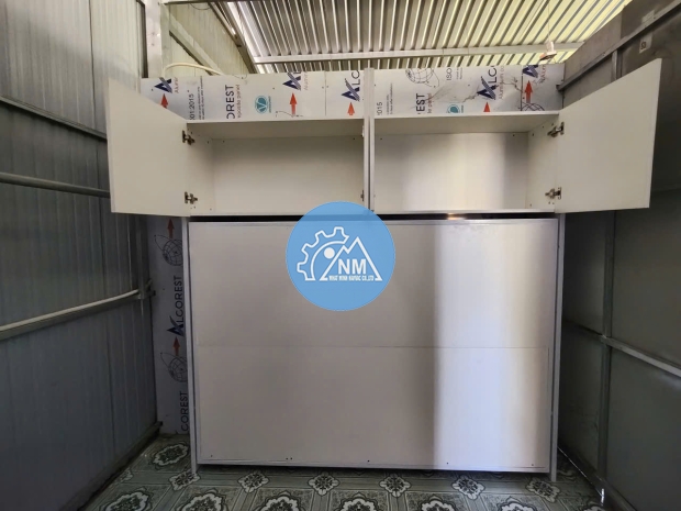 Giường Gấp Gọn Kết Hợp Tủ Tiện Lợi