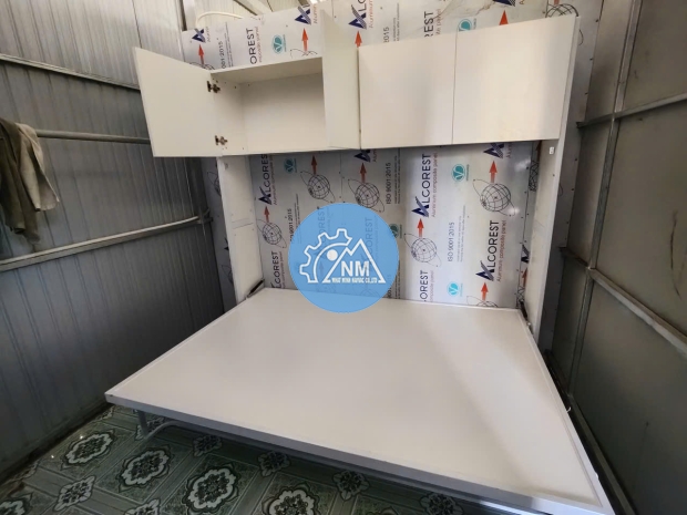 Giường Gấp Gọn Kết Hợp Tủ Tiện Lợi