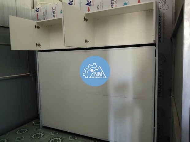 Giường Gấp Gọn Kết Hợp Tủ Tiện Lợi